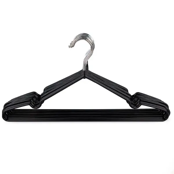 Keplin 20x Rubber Coated Metal Hangers Heavy Duty Space Saving Cloth Hangers 3
