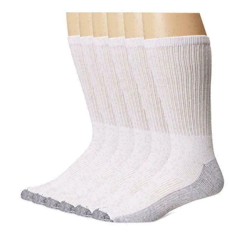 5-20 Comfort & Support: Premium Cotton Work/Sports Socks  Reinforced Heel 6-11 5