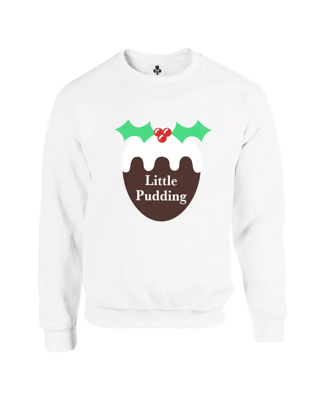 Little pudding Sweatshirt Christmas Jumper christmas pudding xmas festive cute fun funny novelty joke humour 8