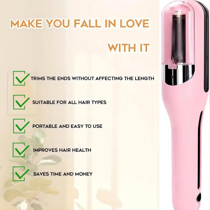 Automatic Hair Split End Trimmer Device, Cordless Hair Cutting Tool For Dry, Damaged & Brittle Split Ends Removal, Suitable For Men And Women, Hair care Salon Equipment 5