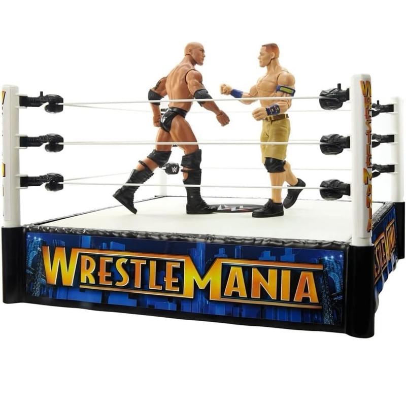 Superstar Ring & Figures Playset - Rock vs John Cena 2