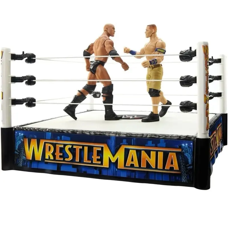 Superstar Ring & Figures Playset - Rock vs John Cena 2