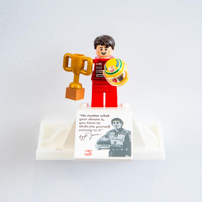 Brickify Wall Mount for Lego Icons McLaren MP4/4 & Ayrton Senna | Easy to Install | Showcase Your Model | Made in The UK | Lego Set NOT Included 4