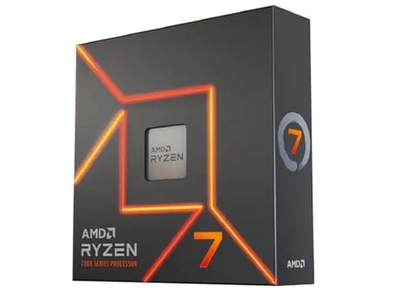 AMD Ryzen™ 7 7700X Desktop Processor (8-core/16-thread, 40MB cache, up to 5.4 GHz max boost)