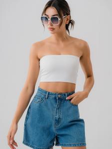 Mid Blue Denim Shorts - UK SIZE 6-22 - Women's Denim Shorts, Summer Denim Wear, Holiday Shorts