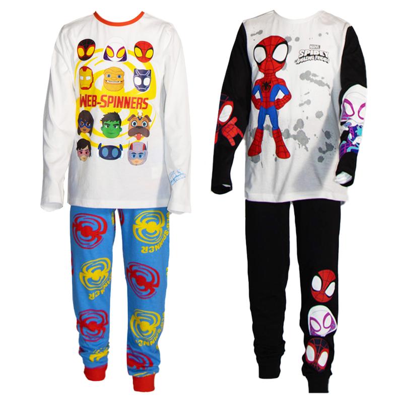 Character World Boys Pyjama Set - Superstar Designs, 2 Pack, 100% Cotton Sleepwear, Comfortable Elastic Waist & Cuffed Bottoms, Sizes 5-14 Years 3