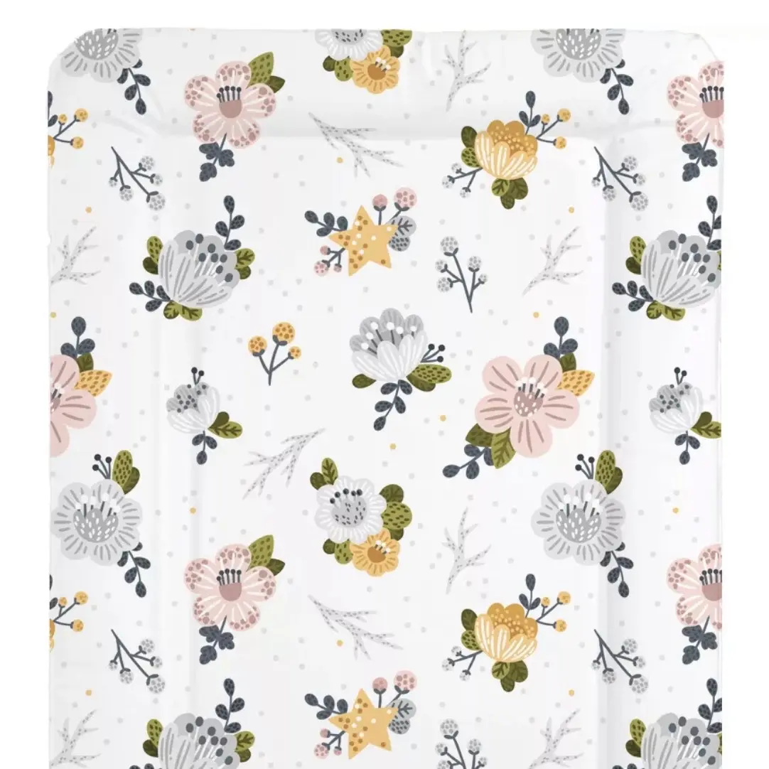 Sunnybabies Muted Floral Baby Changing Mat Made From Wipe Down PVC For Babies Toddler Nursery baby  changing  mat