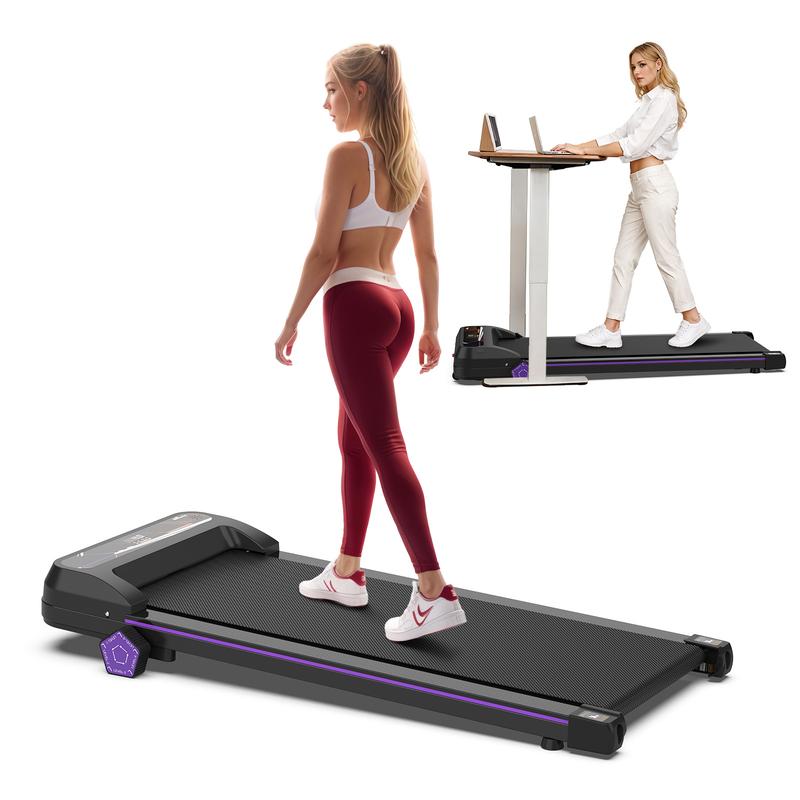 Walking  Pad Treadmill for Home Gym Fitness - 5-Level Manual Incline Adjustment, Compact Running Deck, Bluetooth Connectivity 2