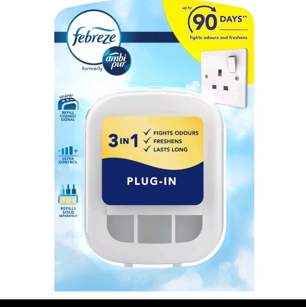 Febreze Plug In Device for Fresh And Clean Fragrance Refill - Household Perfume Freshener air fresheners