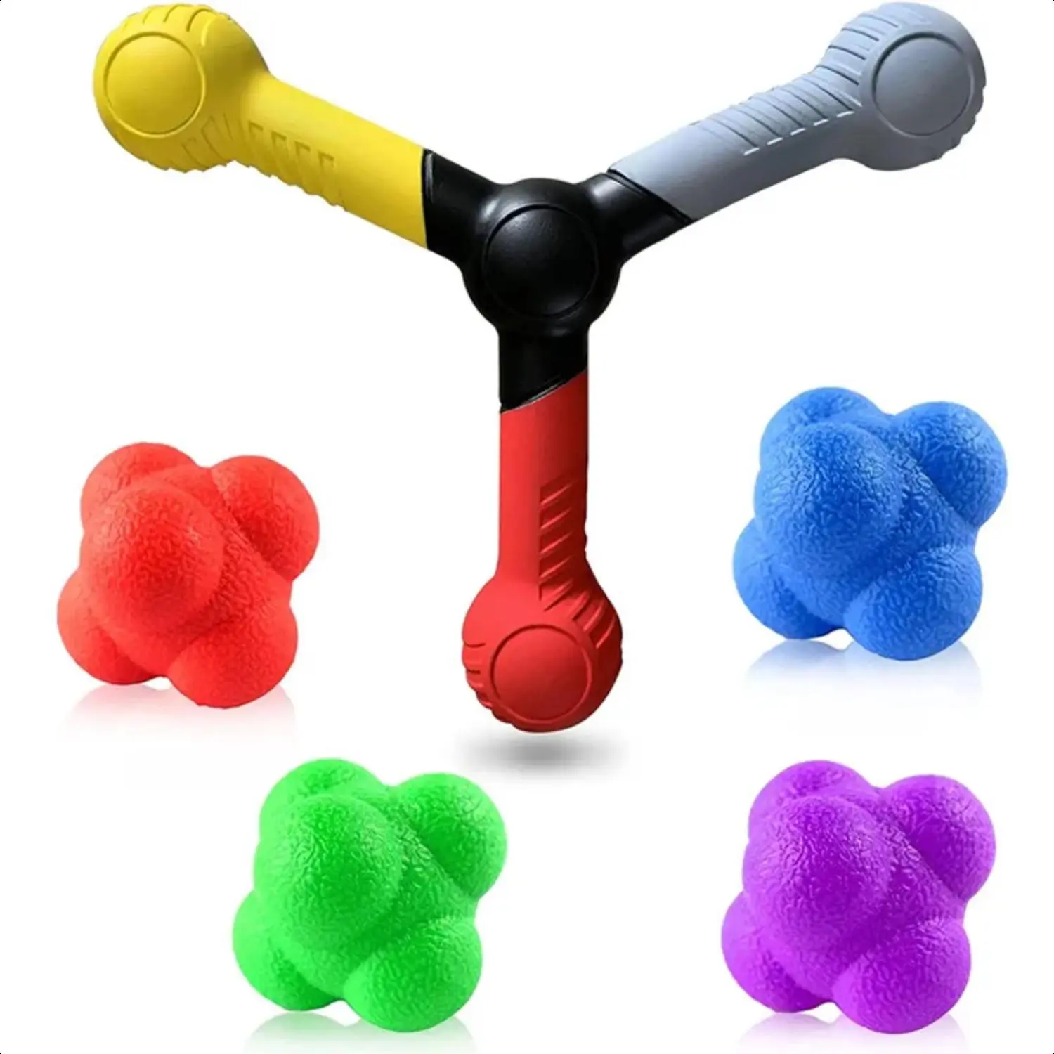 Reactive Catch Trainer – Improve Hand-Eye Coordination & Speed Reaction for Baseball, Boxing & Reflex Training
