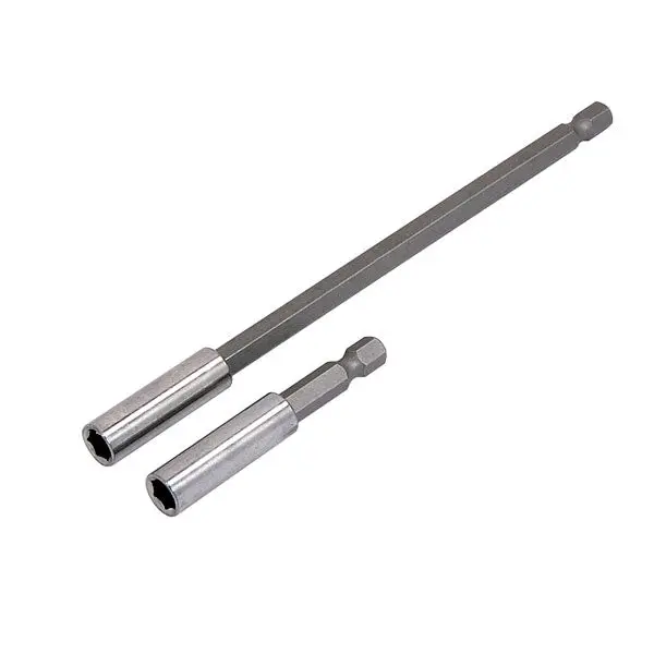 2PC Magnetic Long Hexagonal Quick Change Screwdriver Extension Drill Bit Holder Set