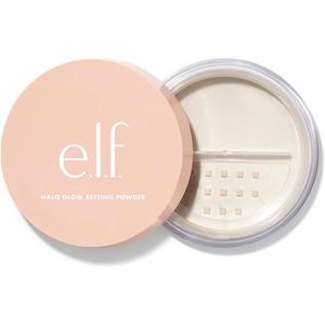 e.l.f. Halo Glow Setting Powder, Silky, Weightless, Blurring, Smooths, Minimizes Pores and Fine Lines, Semi-Matte Finish, 0.24 Oz - Flawless, Makeup Cosmetic elf