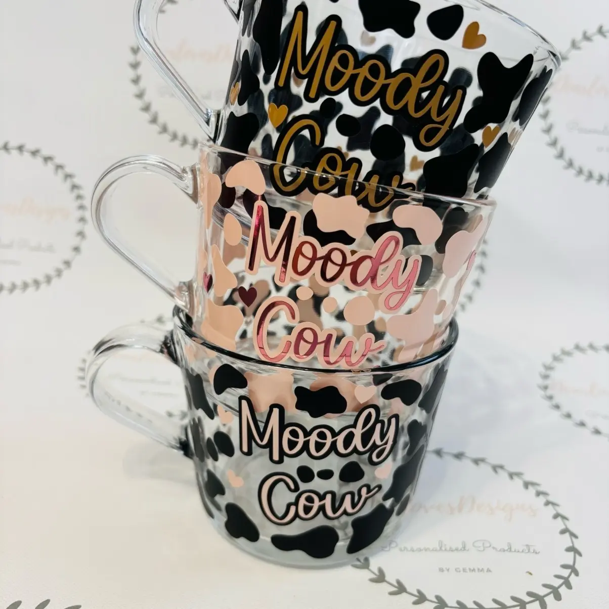 large Moody Cow Mug - Perfect for Your Morning Drinks - Tumblers, Drinkware