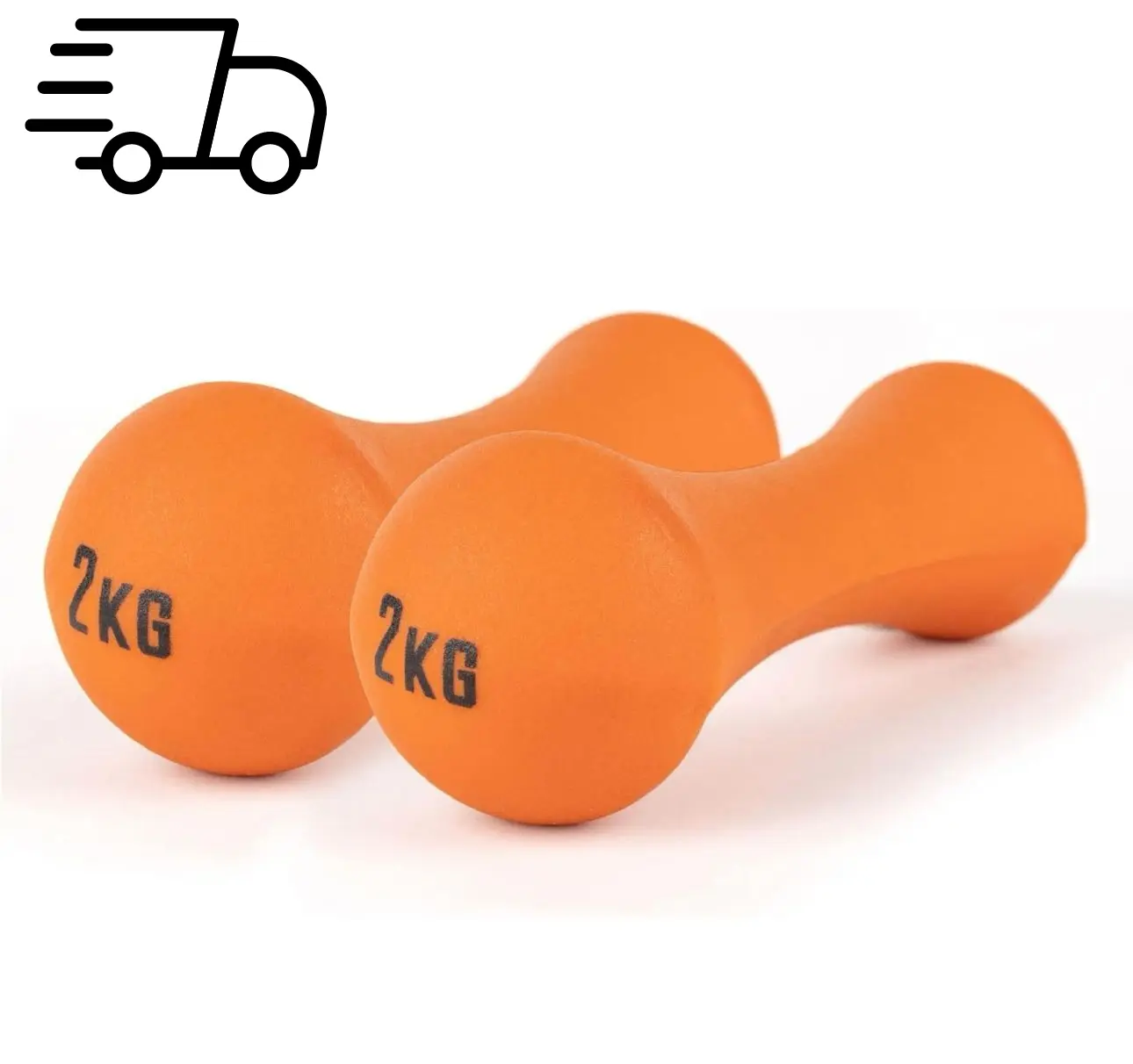 Dumbbell Weight for Home Exercise Men, Women and Kids Arm Hand Weights Pilates Dumbbells, Pair, Weight Range - 2kg