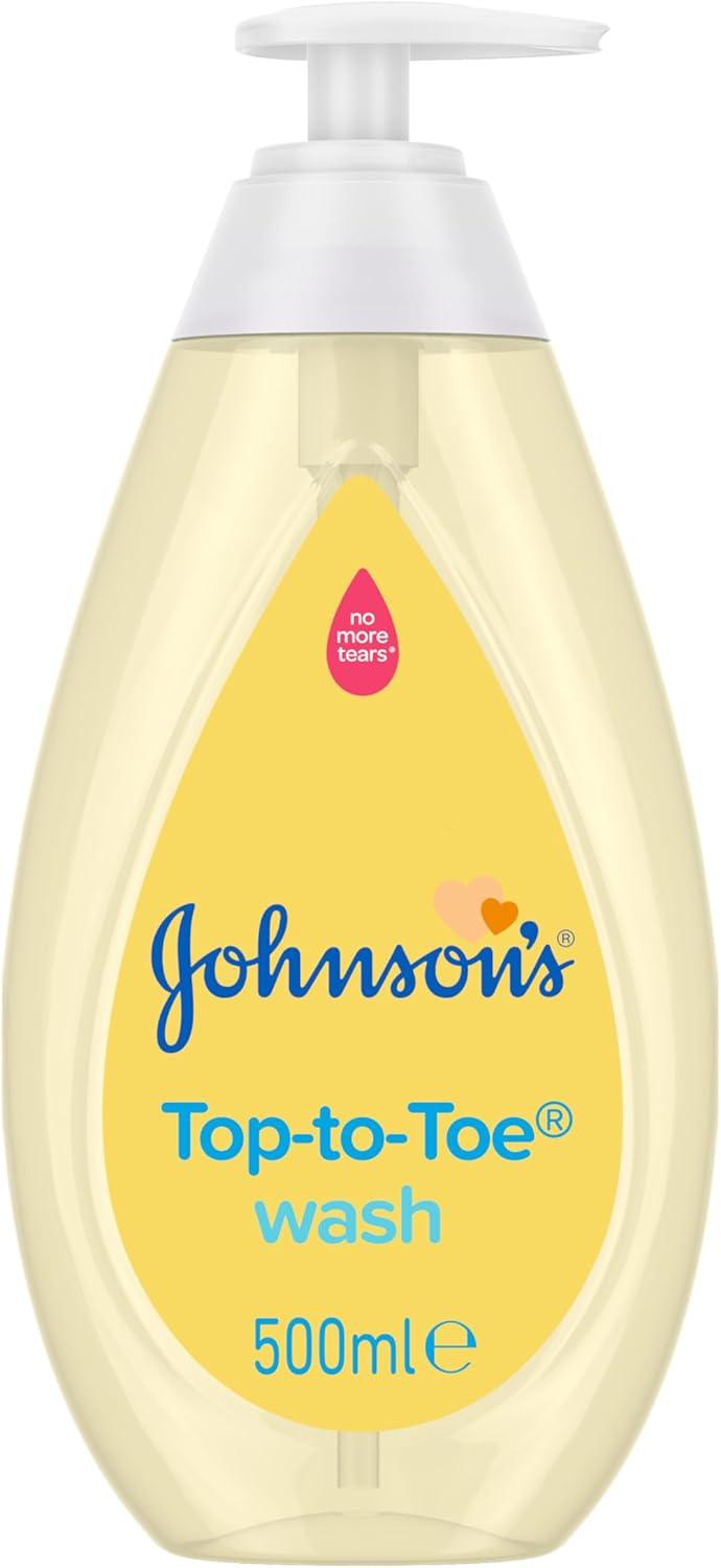 Product Introduction of Johnson's Baby Top to Toe Wash (1 x 500 ml), Gentle & Mild Head to Toe Wash for Newborn Care, Newborn Essentials No More Tears Baby Wash, Suitable for Babies First Bath, Kids and Adults 0