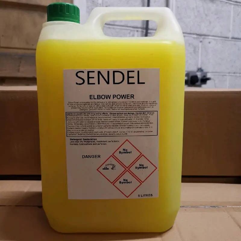 Sendel Elbow Power 5ltr All Purpose Use Gets Rid Of Grease Cleaning 4