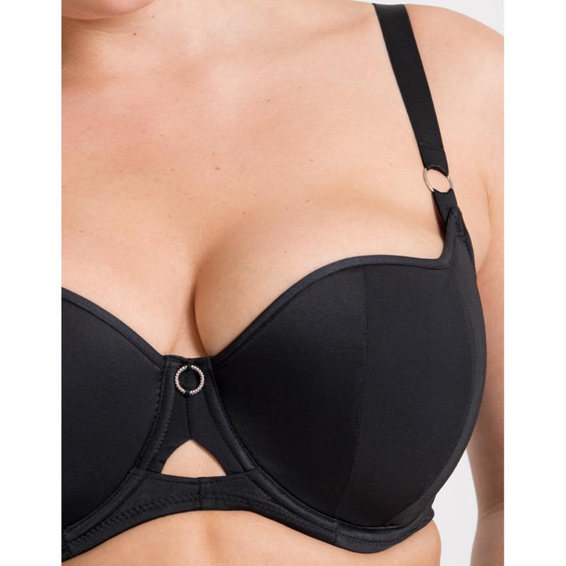 Curvy Kate Boost Me Up Padded Balcony Bra Black 4