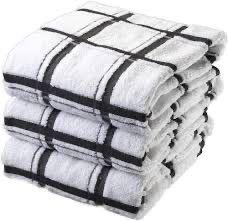 Product Introduction of Big Check Kitchen Towel - Pack of 6 - 100% Cotton - Absorbent & Reusable - Long-Lasting Cleaning Set 11