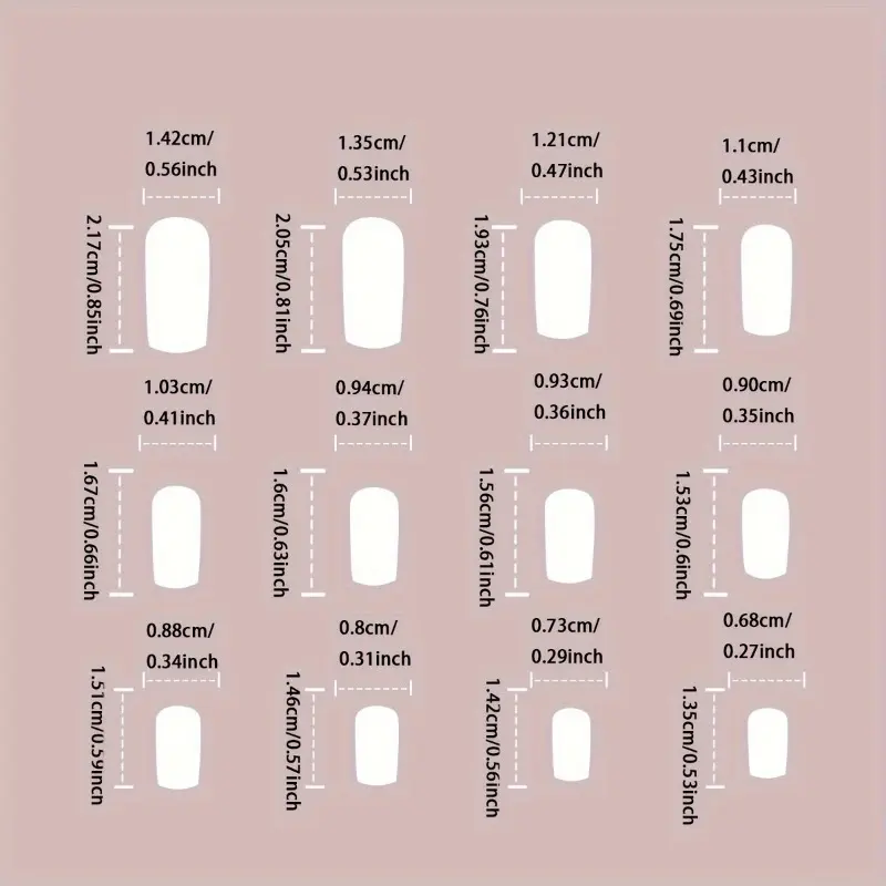 24pcs Medium and Long Square Nail Stickers Sanrio Cute Style White French Three-dimensional Cute HelloKitty 4