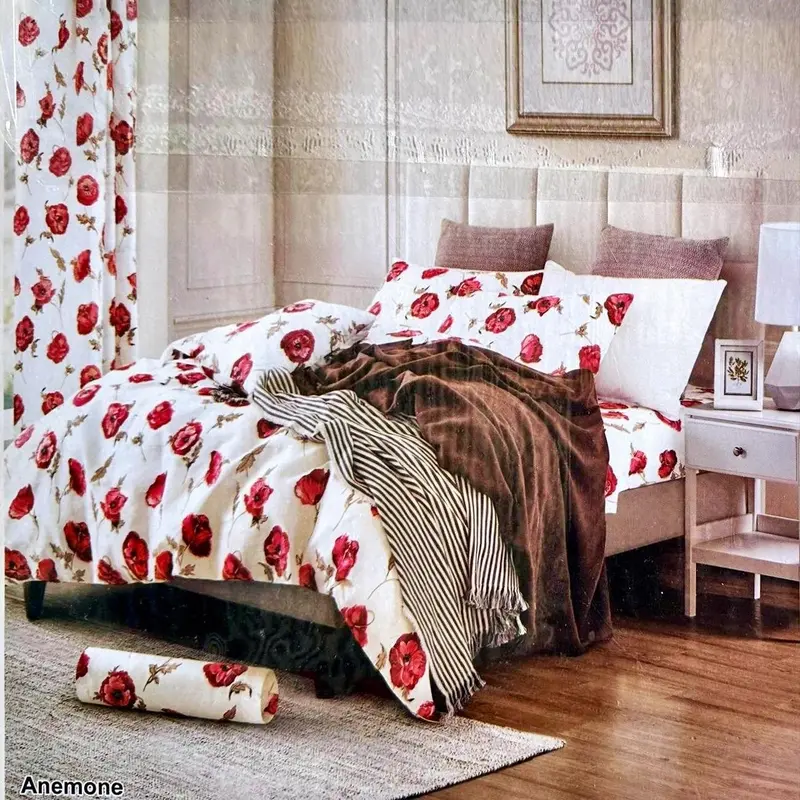 3 Piece Printed  Oxford Microfiber Duvet Set – Includes 1 Duvet Cover and 2 Pillow Cases – Luxury,  Soft Bedding, Durable | and Wrinkle-Resistant | Breathable | Flat weave | Wrinkle Resistant | Machine Wash Double and King bedroom 2