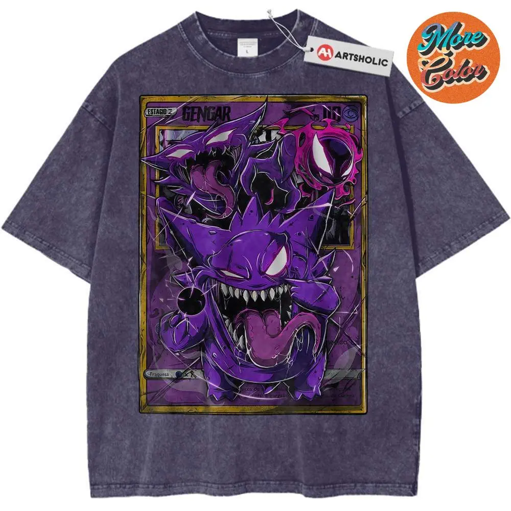 Gengar Shirt, Pokemon Shirt, Anime Vintage Special Unisex T-shirt, Anime Manga Shirt, Anime Shirt, Anime Lovers Shirt, Graphic Anime Tee, Manga Shirt, Japanese Anime