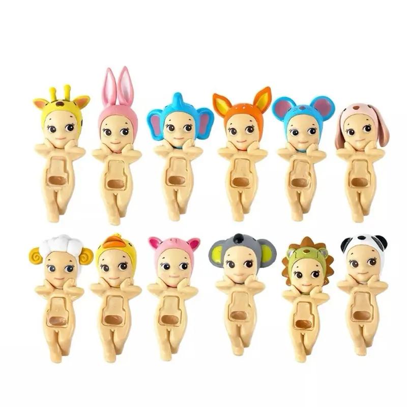 Sonny Angel Animal and Fruit Hippers Series - Cute Collectibles Figurines for Fans and Collectors (Self-Attach) 1