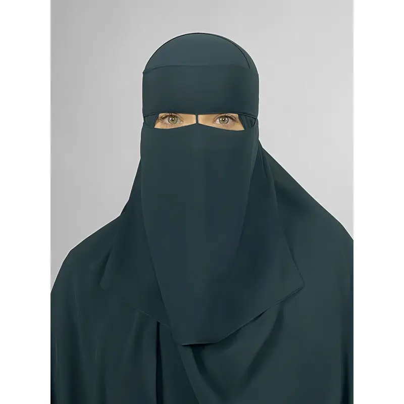 Short 1 Layer Niqab | Thin Nose String 5