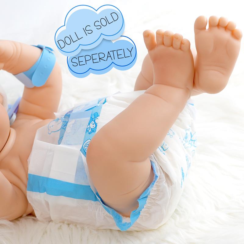 BiBi Doll 9 Piece Baby Dolls Feeding Accessories Kit Nappy Set, Milk Bottle, Dummy, Potty 3