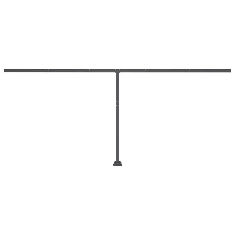 Freestanding Manual Retractable Awning 600x350 cm Yellow/White 8