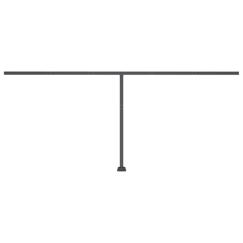 Freestanding Manual Retractable Awning 600x350 cm Yellow/White 8