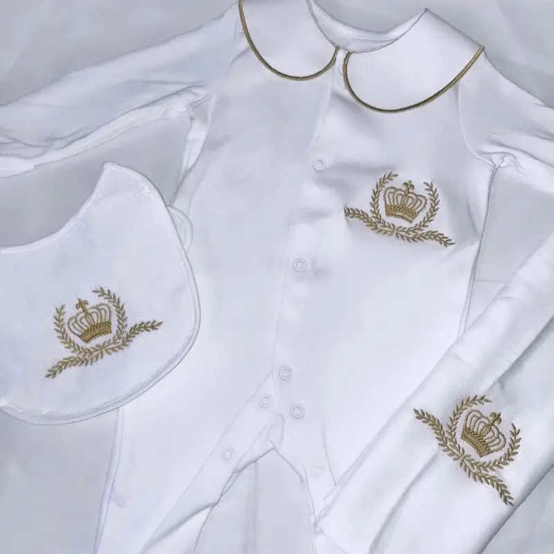Royal Crown Sleepsuit Set
