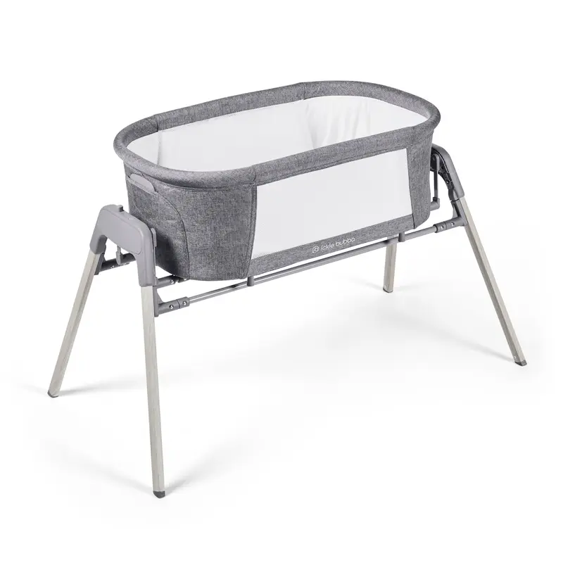 Ickle Bubba Drift Gliding Crib - Ash Grey 0