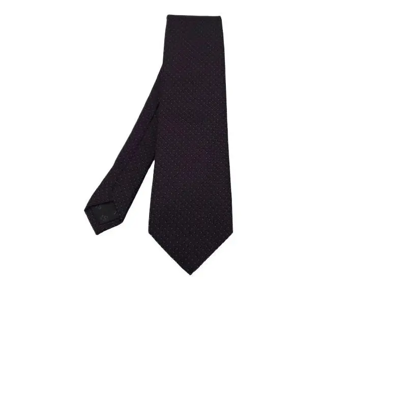 Plum and black-toned patterned tie 1