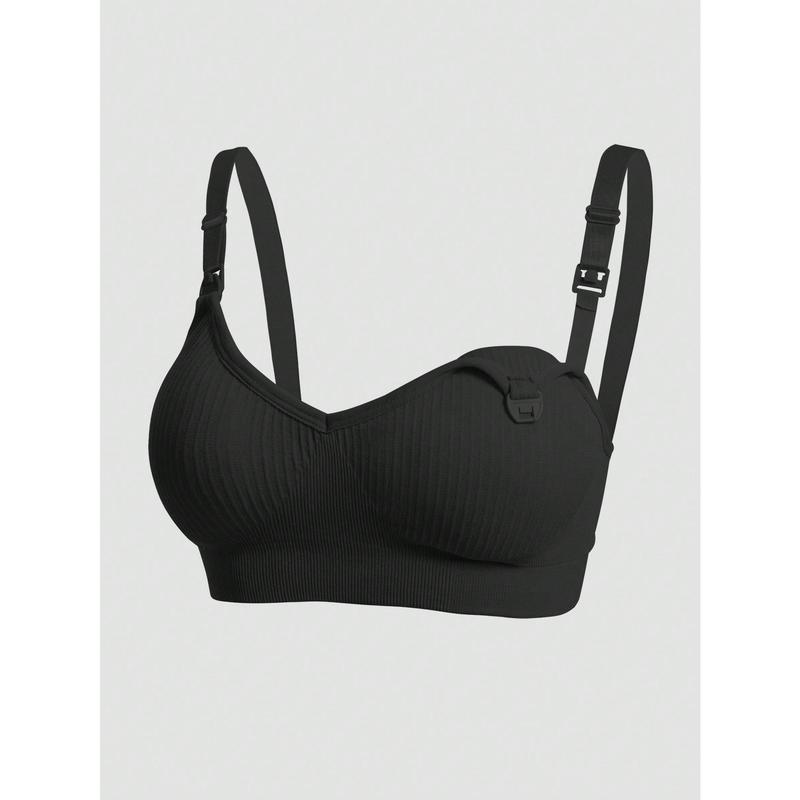 3pcs/Set Maternity Nursing Bras, Sexy Front-Snap Breastfeeding Brassiere, Comfortable Nursing Bra 4