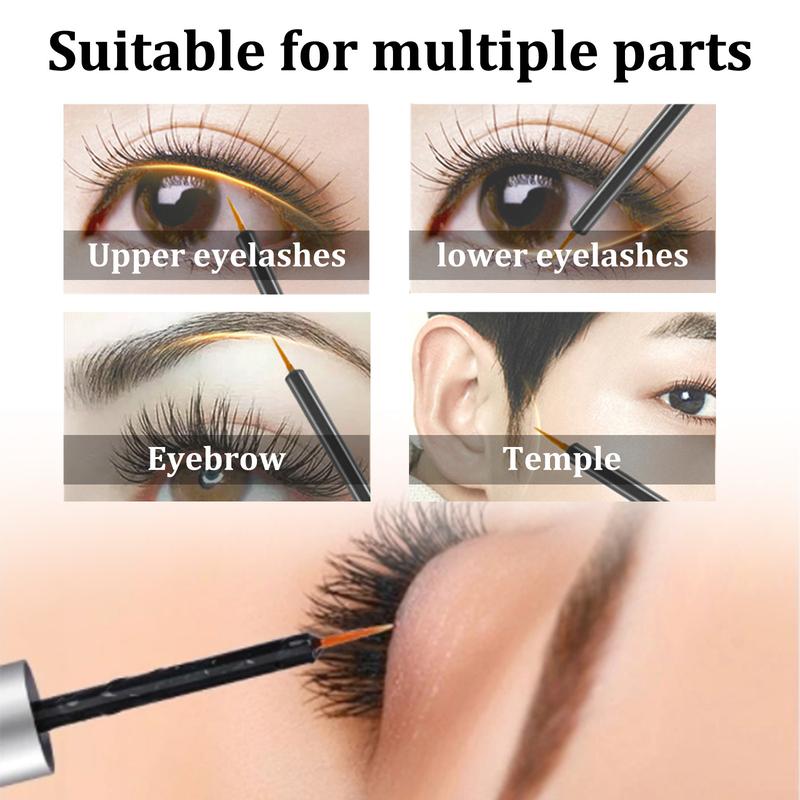 EELHOE Mascara, Natural Slender, Jet Black, Dense Curled Eyelashes, Waterproof and Not Easy To Smudge, Makeup-holding Mascara 4