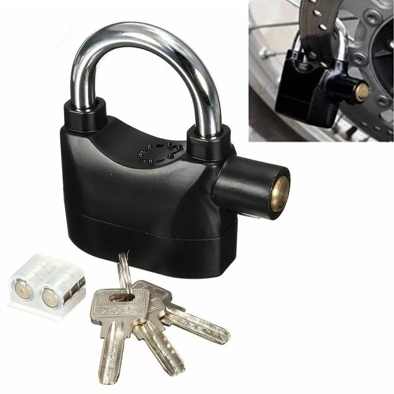 Product Introduction of FastnFurious Shop MOTION SENSOR ALARM PADLOCK SHED GARAGE ALARMED HEAVY DUTY  Alarm Padlock SHED Bike Lock Motorbike Anti Theft Alarm Lock Motion Sensor Security Waterproof Bike Garage ALARMED Heavy Duty Wireless Siren Lock 1