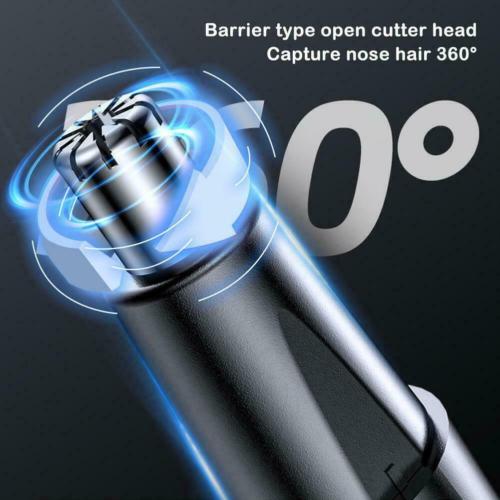 Rechargeable Men Electric Nose Hair Clipper Trimmer Ear Face Eyebrow Shaver USB Durable Comfort 4