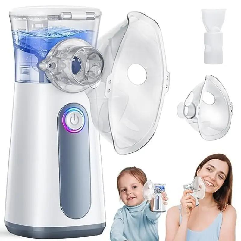 Product Introduction of Portable Ultrasonic Air Humidifier, Compact Air Humidifier with Double Power Mode, Suitable for Home and Travel, Face Care Product 0