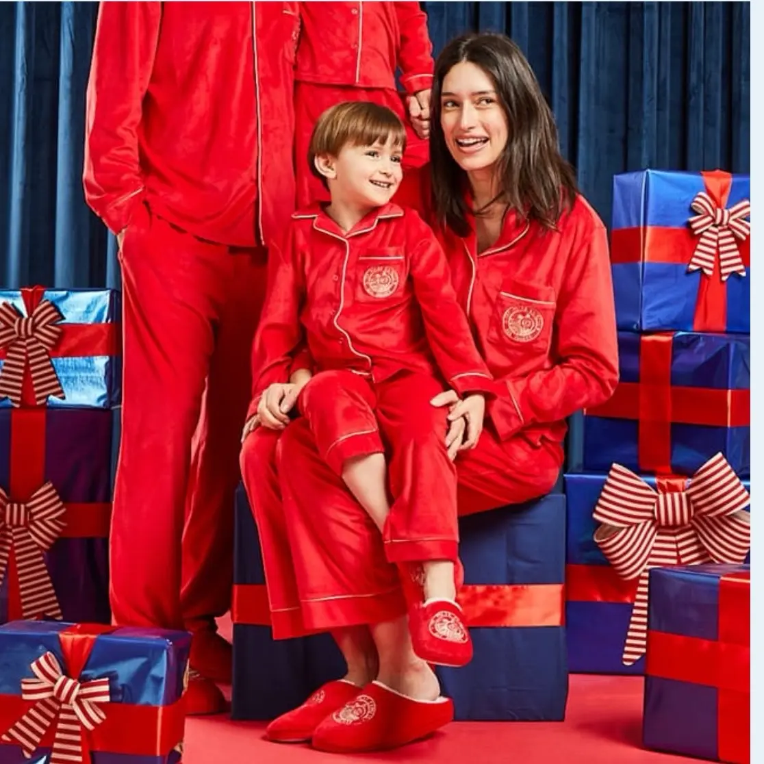 The Polar Express Boys' Pyjamas - Red, Long Sleeves