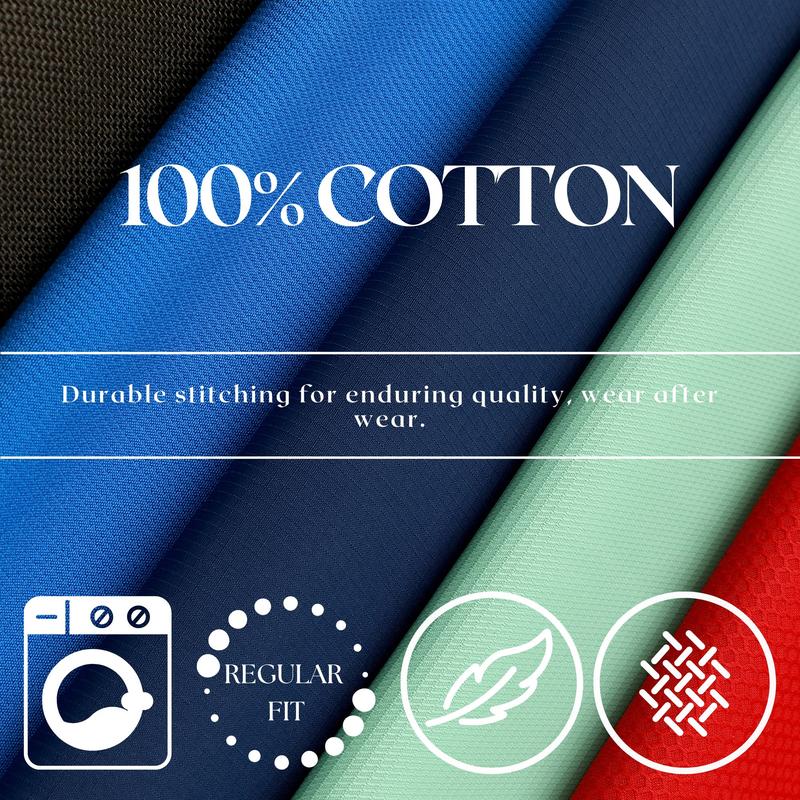Panzy 6 Pack Men’s Cotton Blend Boxer Shorts – Loose Fit, Soft & Breathable Underwear with Elastic Waistband and Button Fly  Human 3