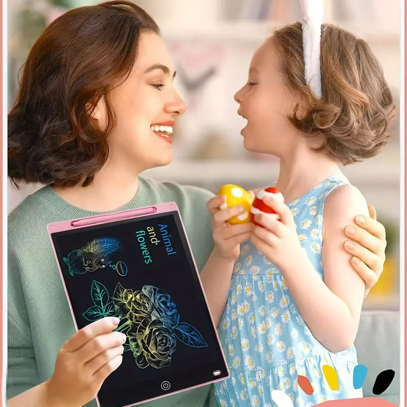 MILAN GOLD LCD Writing Drawing Tablet - 10/12in, a Tool to Unlock Creative Potential and an Educational Gift for Birthday, Christmas - Also a Great Piece of Stationery 4