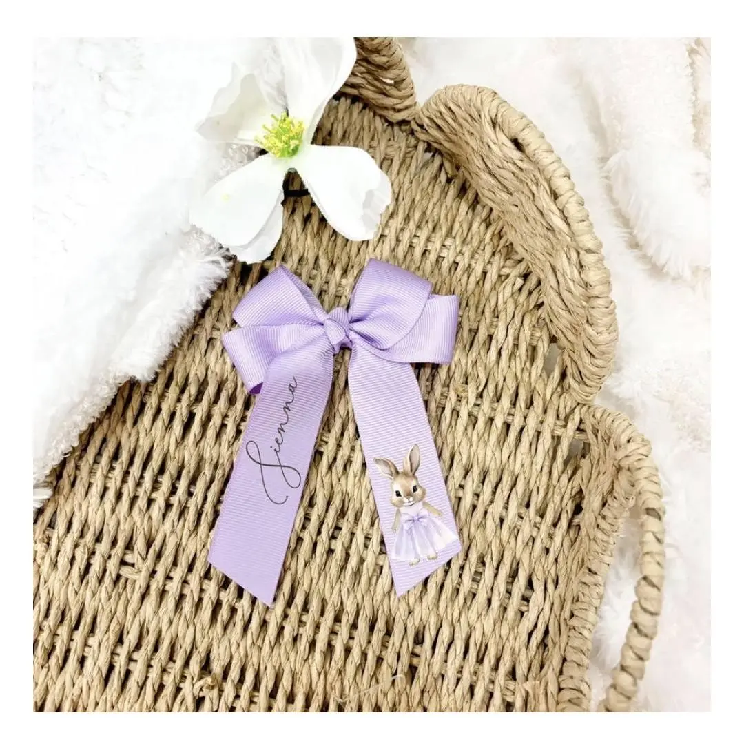Personalised Hair Bow.