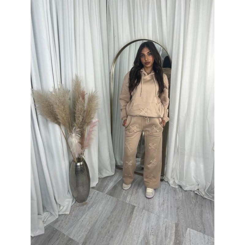 Oversized wide leg cross tracksuit 4