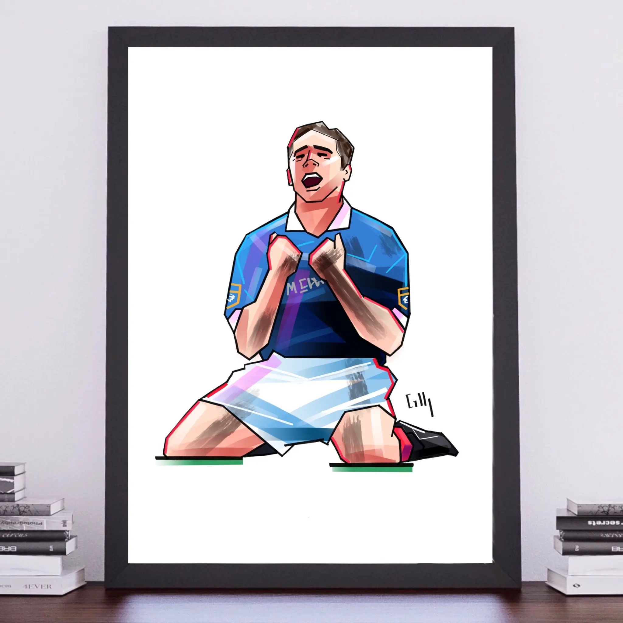 A4 Art Print - Ally McCoist Old Firm Final Farewell