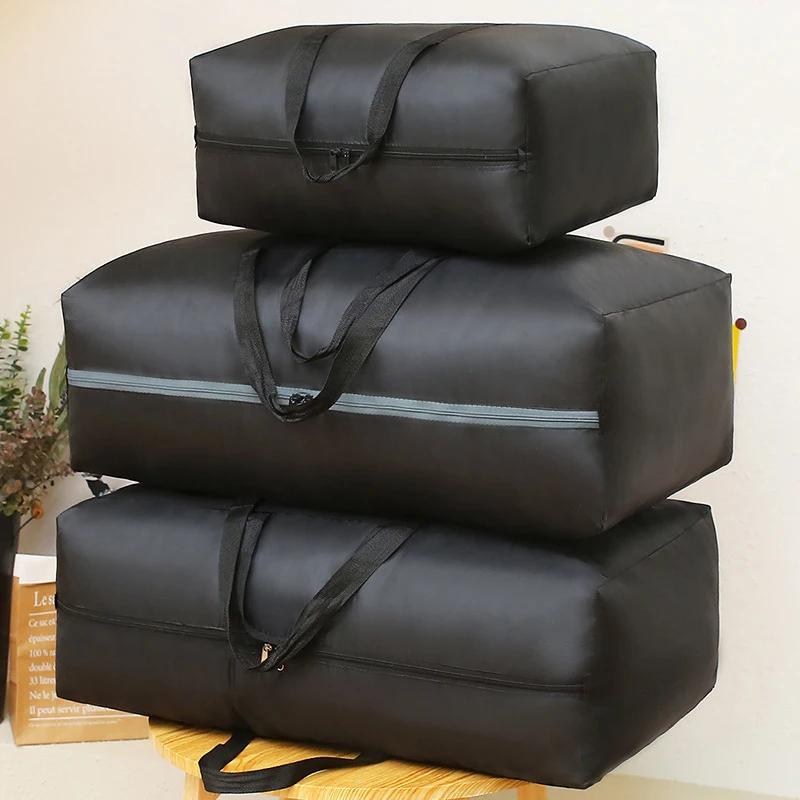 Extra Large Waterproof Moving Luggage Bags Laundry Shopping Bag foldable luggage travel bag Large Capacity Quilt Organizer Cases 5