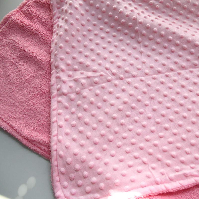 Pink Bubble Embossed Baby Blanket 3