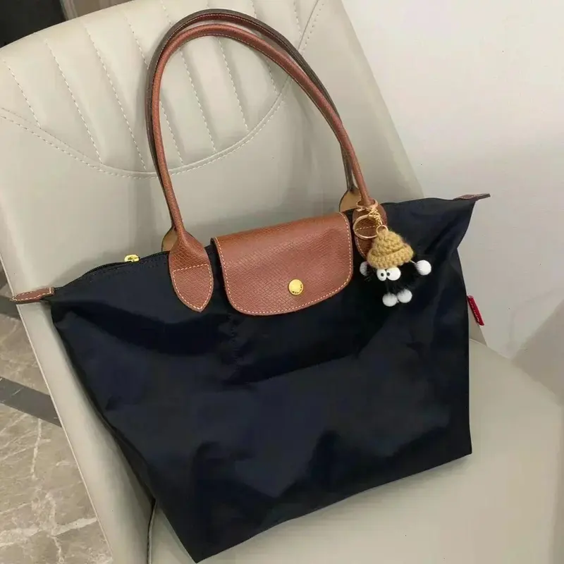 Women Folding Designer Fashion Casual Shoulder Bag High Quality Nylon Handbags Sac Large Capacity Classic Tote Bag New 1