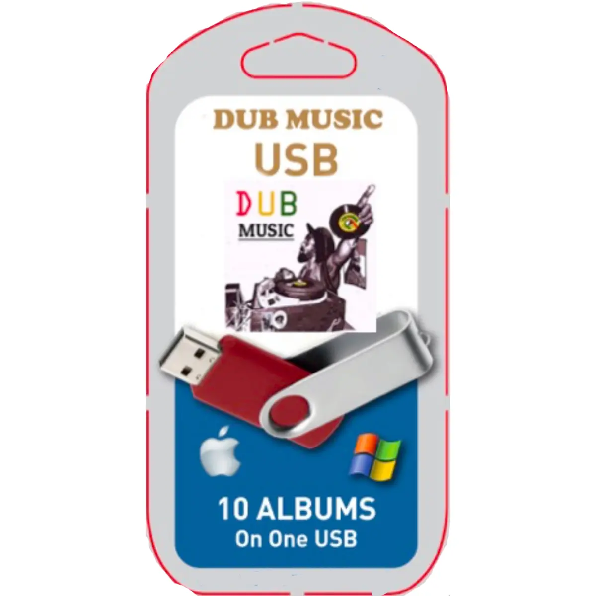 Dub Reggae USB | Plug & Play | 10 Albums On 1 USB | Ideal For The Car | 32GB