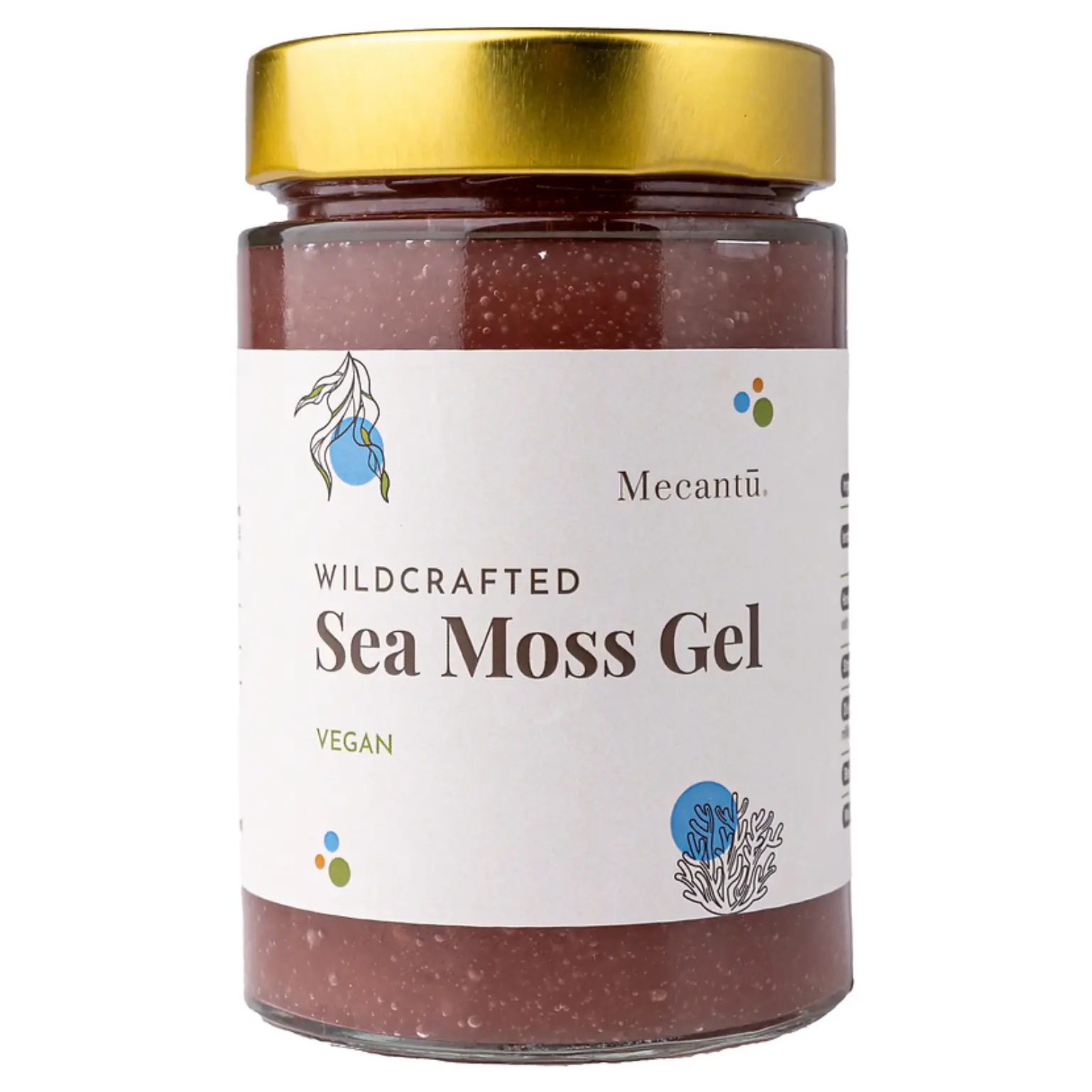 Mecantu Purple Sea Moss Gel (Antioxidant-Rich), Naturally Boost Energy, Immunity, and Skincare Routine