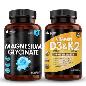 Magnesium Glycinate + Vitamin D3 & K2 Bundle